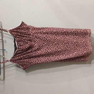 Justify y2k baby doll dress top size xl ditsy print brown white Forest Fairy